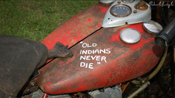 old indian tank